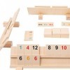 MagiDeal Jeu de société numérique Boîte en Bois Jeu de société Numéros de de société pour