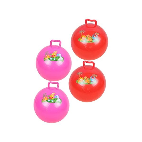 Toyvian 8 Pièces Tapoter La Balle Trémie Sauter Jouets De Balle pour Tout-Petits Balle Sautante Ensemble De Jeu pour Tout-Pet