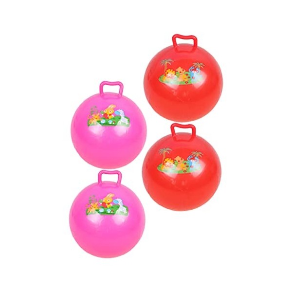Toyvian 8 Pièces Tapoter La Balle Trémie Sauter Jouets De Balle pour Tout-Petits Balle Sautante Ensemble De Jeu pour Tout-Pet