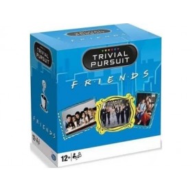 pour Trivial Pursuit Serie TV Friends 600 Questions - Version Francaise - Set Jeu de Societe Quiz + 1 Carte Tigre - ado, Adul