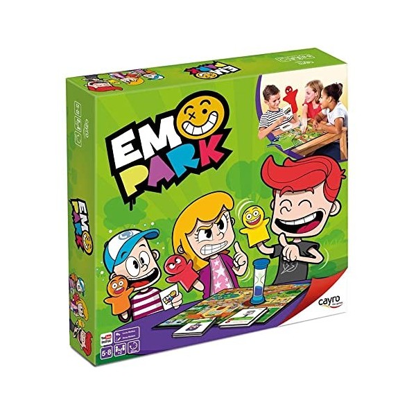 Cayro - Emo Park - + 5 Ans - Amusant et apprenant - Jeu de société pour Enfants - Utilisez Les marionnettes et évitez Les Mot