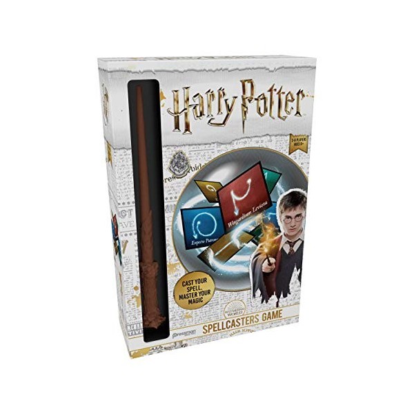 Harry Potter Spellcasters--A Charade Game with A Magical Spin - Cast Your Spell and Master Your Magic - Includes Spellcaster 