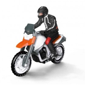 Schleich - 42092 - Figurine - Moto avec Conducteur - Septembre New
