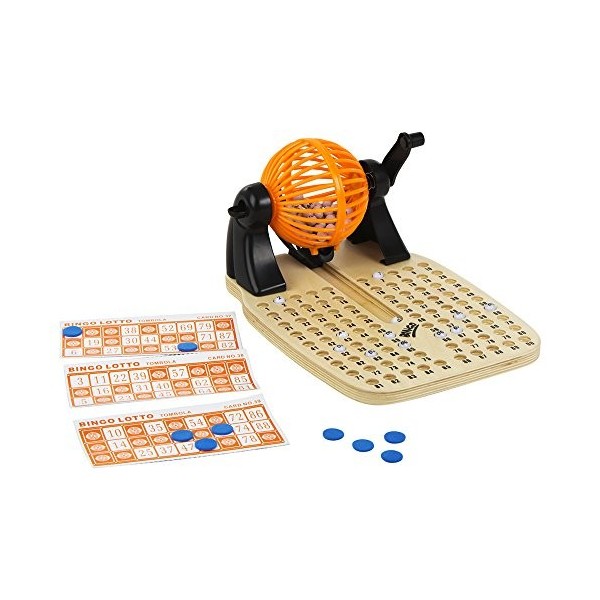 ColorBaby 28815 - Bingo en Bois avec Accessoires Jeux de société