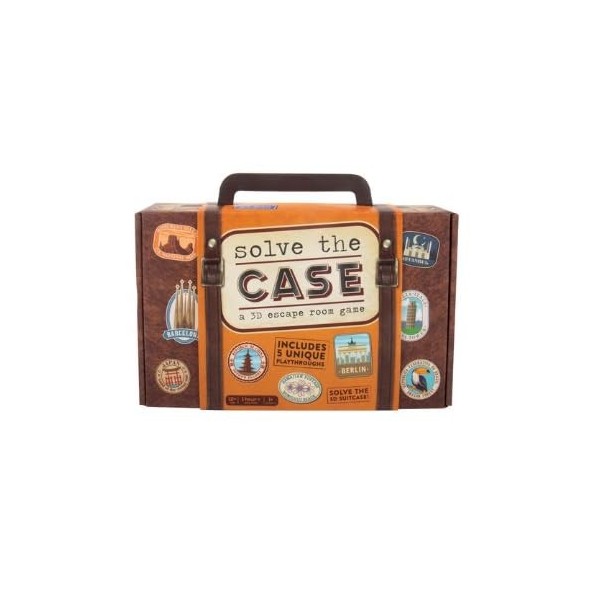 Fizz Creations Solve The Case Escape Room Game. Lexpérience ultime de lévasion emballée dans une valise portable. Comprend 