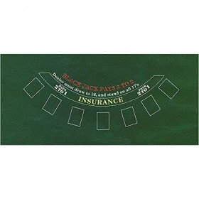 amscan Casino Jeu Blackjack Feutre Table Housses