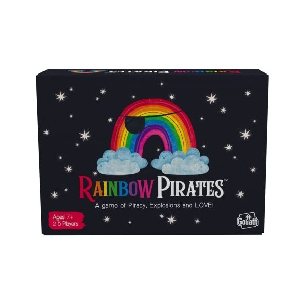 Goliath Games Rainbow Pirates : Un Jeu de piraterie, dexplosions et damour | Jeux de Cartes | pour 2 à 5 Joueurs | À partir