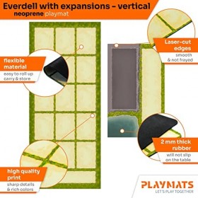Unofficial Game Mat for Everdell: Pearlbrook and Everdell: Spirecrest - vertical