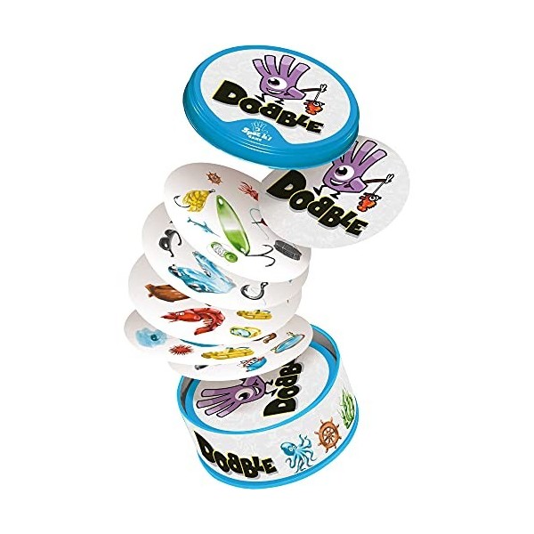 Zygomatic Dobble Fishing - Jeu de société - À partir de 6 ans - 2 à 8 joueurs - Temps de jeu de 15 minutes