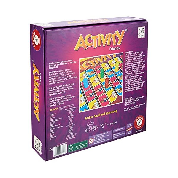 Piatnik 6054 - Activity Friends, 12-99 Ans, 25,5 x 25,5 x 6