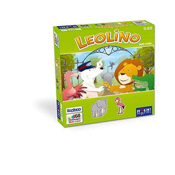 HUCH!- Leolino Logicus Jeu de société Casse-tête logique, 4260071880208, Multicolore