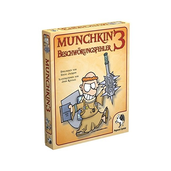 Pegasus Spiele - 17120G - Jeu de société Munchkin 3: Beschwörungsfehler"