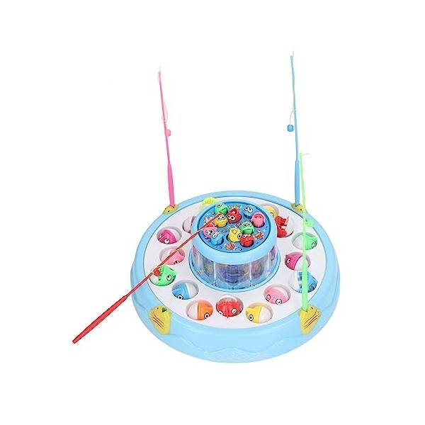 SKIKHN – Jeu De Pêche Magnétique 54 Pièces – Étang Gonflable – 4 Cannes + Filets – Éducatif Pour Enfants