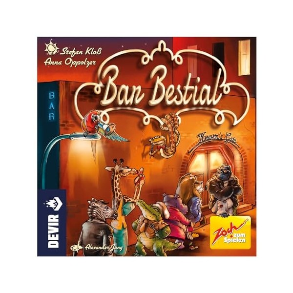 Devir Iberia – Bar Bestial, Jeu de Cartes 223675 