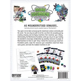 Cryptozoic Entertainment CRY02190 Jeu de Fondation de la Science Folle