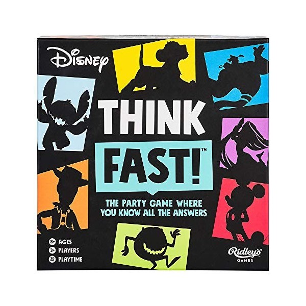 Ridleys Disney Think Fast Party Game