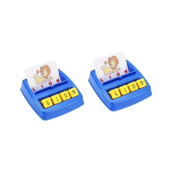 ibasenice 1 Set Jouet pour Enfants Kidcraft Playset Enfants Playset Alphabet Jouets Enfants Jouets Éducatifs Mots Jouets dap