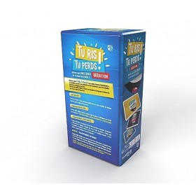 Dujardin – Tu ris Tu perds – Jeu de société – Jeu de cartes – Jeu d’ambiance pour adultes, ados – Fous rires garantis – 2 jou