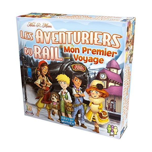 Days of Wonder - Les Aventuriers du Rail : Mon Premier Voyage - Version Française - Jeu de Société pour Enfants dès 6 ans - 2