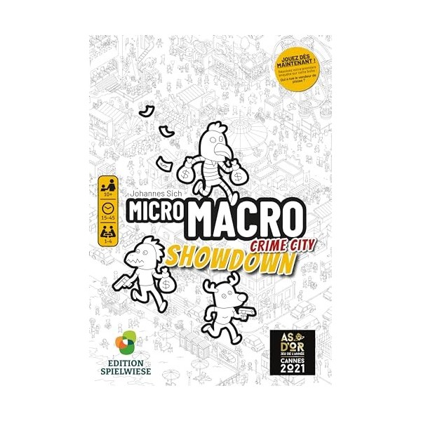 Micro Macro Crime City 4 Showdown - SPIELWIESE - Jeu denquête - 10 Ans et +