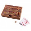 Engelhart – 350290 - Cribbage en Bois dans Un Coffret avec Cartes – Jeu de société pour 2 Joueurs et + à partir de 8 Ans - 16