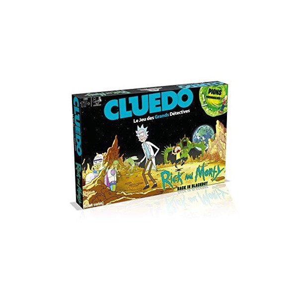 WINNING MOVES - CLUEDO RICK AND MORTY - Jeu de société - Jeu de Plateau - Version française