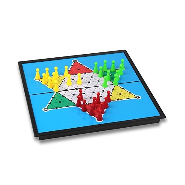 Andux Jeu De Plateau Magnétique Pliable Ludo Chess CXYXQ-03 M 