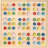 Small Foot- Sudoku « Couleurs » en Bois pour Enfants, Jeu de société à partir de 6 Ans, 2489, One Color, Taille Unique