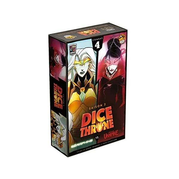 Lucky Duck Games - Dice Throne S2 : Séraphine VS Reine Vampire - Version Française