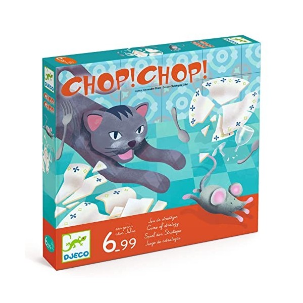 Djeco Jeux daction et Reflejosjuegos educativosDjecojuego Chop Multicolore 15 - Version Espagnole