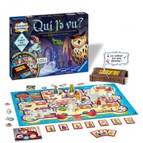 Ravensburger - Qui la vu ? - Jeu de société avec électronique - Jeu denquête coopératif - Jeu de réflexion famille - 2 à 4 