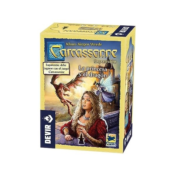 Devir - La Princesse et Le Dragon - Jeu de Table BGCARPRI Cranberry