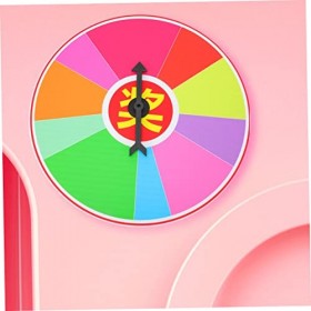 Totority 2 Pièces Plateau Tournant De Loterie Prix pour Enfants Ballons Numériques Jeux en Plastique Roue De Prix pour Salon 