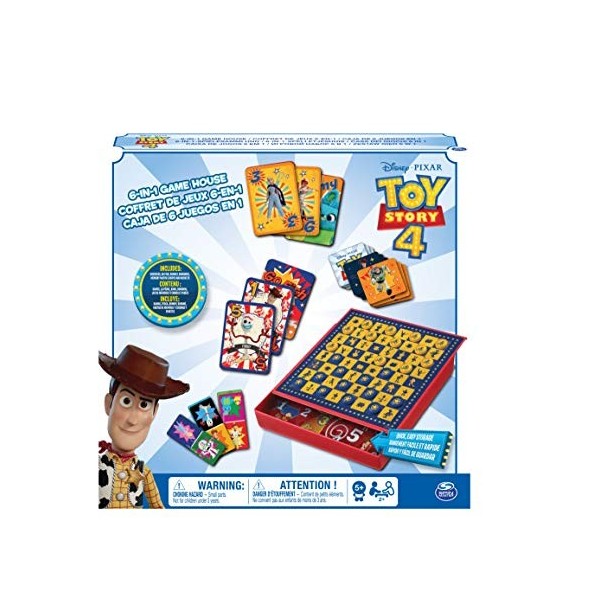 Cardinal Games Disney Pixar Toy Story 4 Maison de Jeu 6 en 1