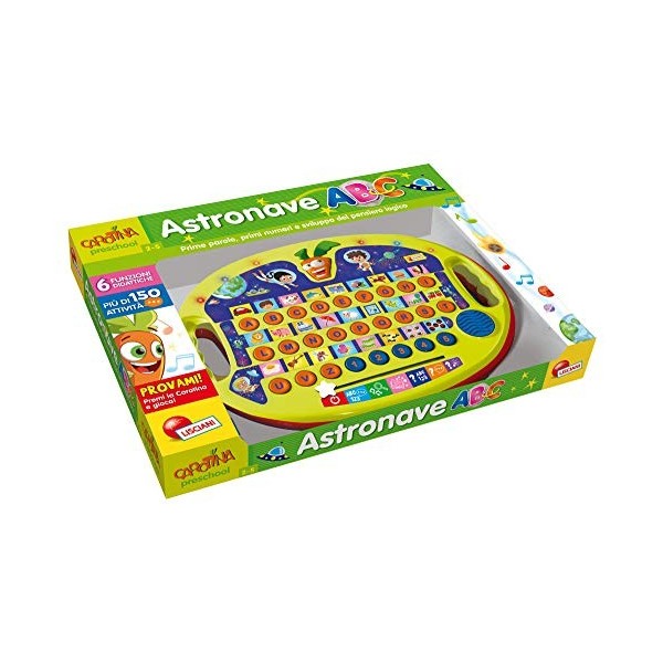 Liscianigiochi- Carotine Astronave ABC, 95063, Non Applicable