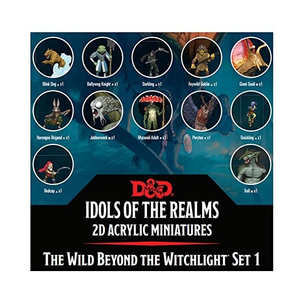 D&D Idols of the Realms: The Wild Beyond The Witchlight : 2D Set 1