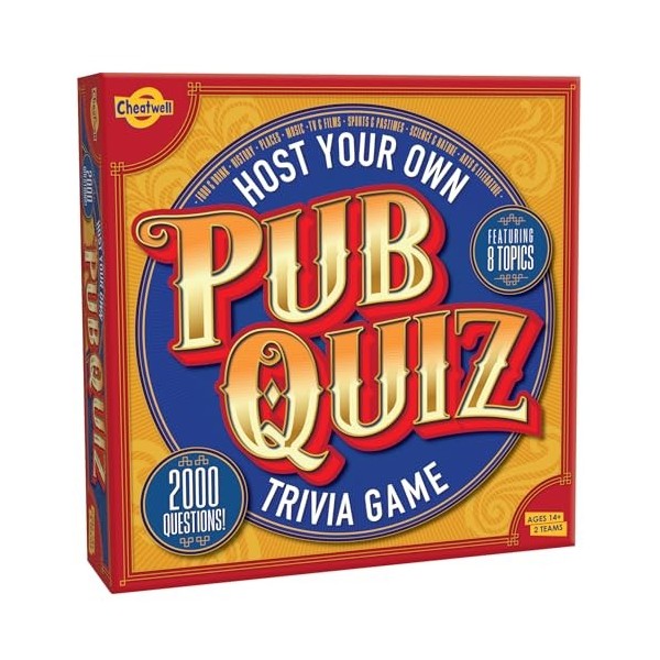 Cheatwell Games Organisez Votre Propre Quiz de pub | Questions 2000