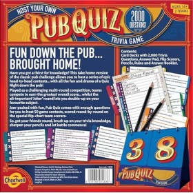 Cheatwell Games Organisez Votre Propre Quiz de pub | Questions 2000