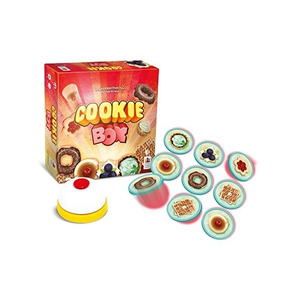 Asmodee - Cookie Box, Jeu de société pour Toute la Famille, 2-4 Joueurs, 6+ Ans, édition en Italien