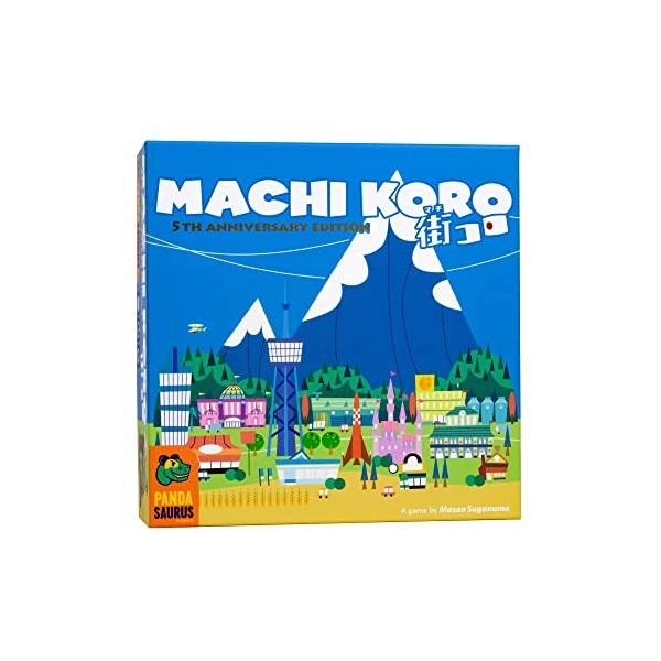 Pandasaurus Games PAN201821 Machi Koro 5th Anniversary Edition, Mixed Colours