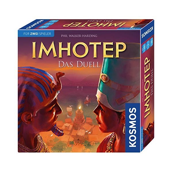Franckh-Kosmos Imhotep - Das Duell: Familienspiel für 2 Spieler AB 10 Jahren
