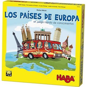 Haba H304535 Jeu de société Les Pays deurope Multicolore