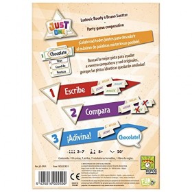 Asmodee- Just one - espagnol, couleur RPJU0001 - Langue espagnole