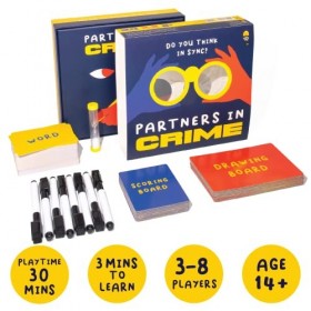 Partners in Crime : Un jeu de dessin et de deviner mystérieusement amusant. Do You Think In Sync? Jeu de cartes pour adultes 