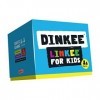 IDEAL , DINKEE LINKEE trivia game for kids: Four little questions, with one big link! , Kids Games , For 3-30 Players , Ages 