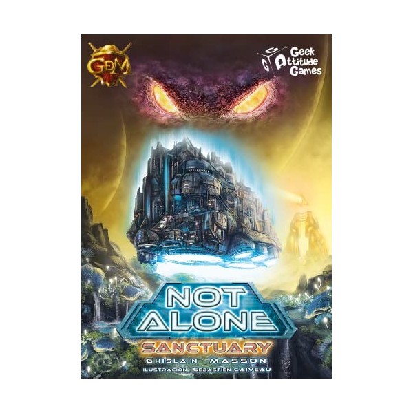 GDM GAMES - Not Alone Sanctuary - Extension de Not Alone - Jeu de société - Strategy and deduction game - de 2 à 7 joueurs - 