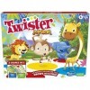 Twister Junior Jeu daventure Animal 2 Faces Tapis 2 en 1 Jeu de fête Jeu dintérieur pour 2 à 4 Joueurs