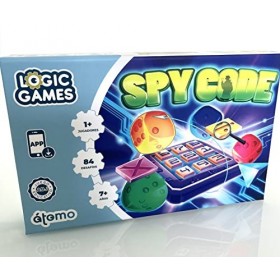 Spy Code - Jeu de logique Logic Game, jeu pour 1 joueur à partir 7 ans Jeu pour raisonnement, logique, attention et calcul me