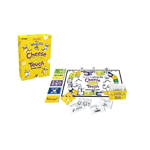 Diary of a Wimpy Kid Cheese Touch Game – Course jusquà larrivée tout en apprenant sur vos amis par Pressman