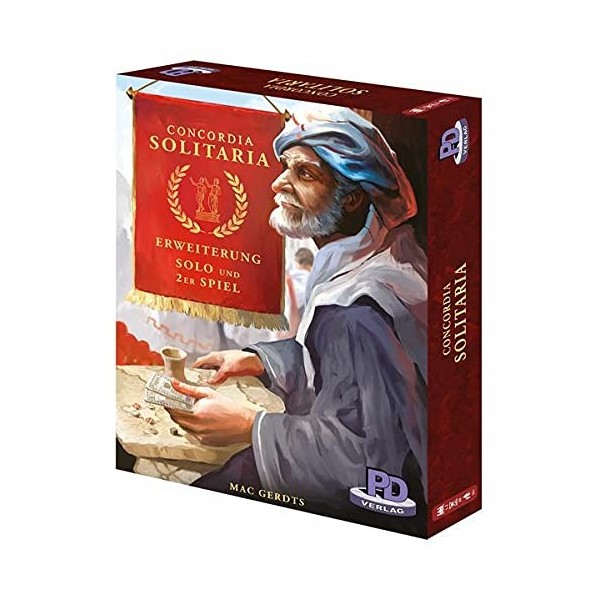 PD Verlag- Concordia Solitaria DE Jeu de société, 9728, Jaune